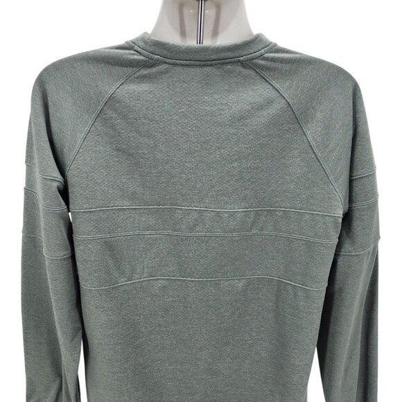 Cotopaxi Mens Large Sweatshirt Bandera Crew Sage Green Technical Grid Fleece - Picture 4 of 9